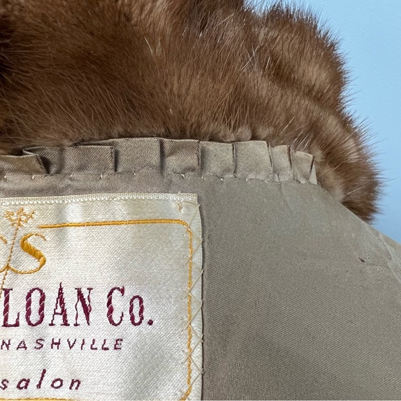 Lovely Vintage Cain-Sloan Co. Nashville Fur Stole - Picture 11 of 13